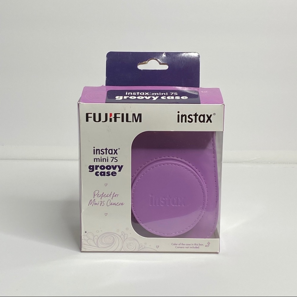 Fuji Instax 7s Chevron Groovy Case - Lavender